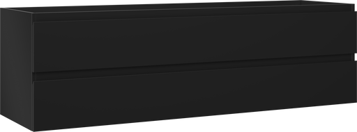 Mexen Orio Badezimmerschrank unter Waschbecken 160 cm, 2 Schubladen, schwarz matt - 91A10-16047-2-BFF71