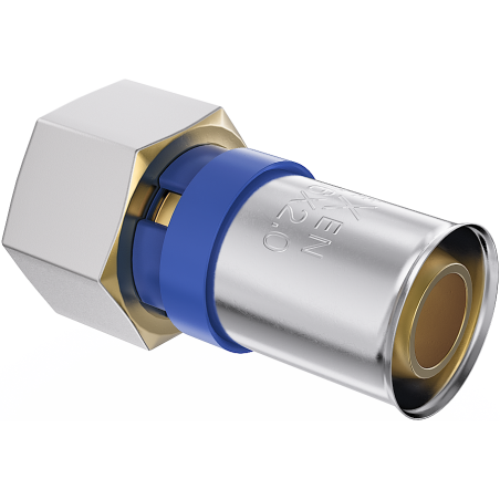 Mexen PEX-P Pressverbindung, verpresst PEX Reduzierung 25 x 3/4 IG - W97122-2534F-00
