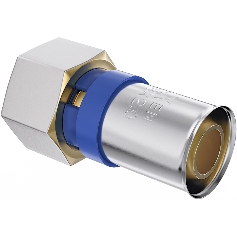 Mexen PEX-P Pressfitting, gepresste PEX-Reduzierung 25 x 1 IG - W97122-2510F-00