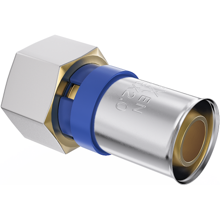 Mexen PEX-P Pressfitting, gepresste PEX-Reduzierung 25 x 1 IG - W97122-2510F-00