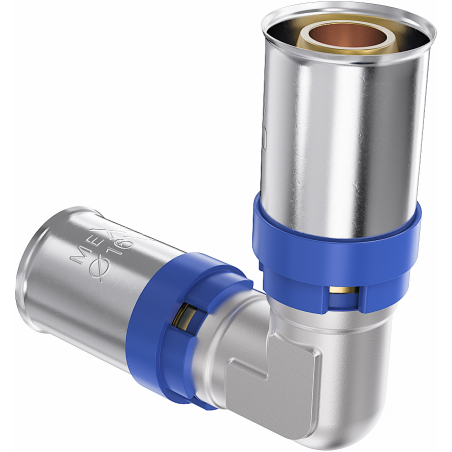 Mexen PEX-P Pressfitting-Winkel, PEX pressebar 25 x 25 - W97124-2525-00