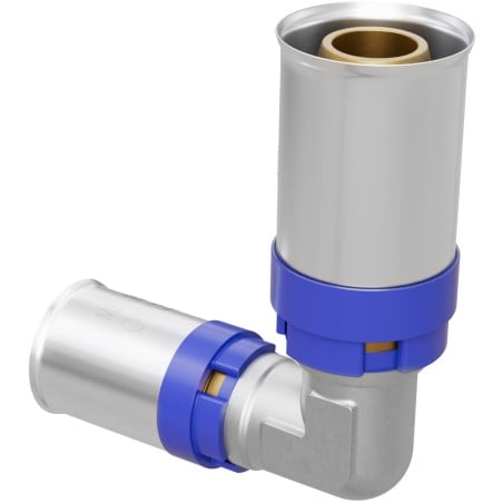 Mexen PEX-P Reduzierbogen, Pressfitting PEX 32 x 25 - W97125-3225-00