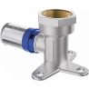 Mexen PEX-P Wandmontage-Klemmwinkel mit Lasche, pressbar PEX 16 x 1/2 Innengewinde - W97128-1612F-00