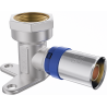 Mexen PEX-P Wandeinbau-Klemmwinkel mit Lasche, verpresst PEX 20 x 1/2 IG - W97128-2012F-00