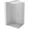 Mexen Rox Duschkabine Schiebetür 105 x 80 cm, transparent, Chrom - 8C2-105-080-01-00