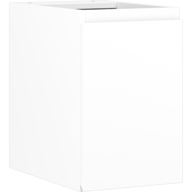 Mexen Orio Badezimmerschrank 30 cm, 1 Tür, weiß matt - 91A11-03047-1-BF01