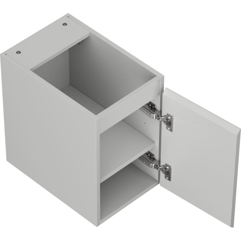 Mexen Orio Badezimmerschrank unter Waschbecken 30 cm, 1 Tür, grau matt - 91A11-03047-1-BF62