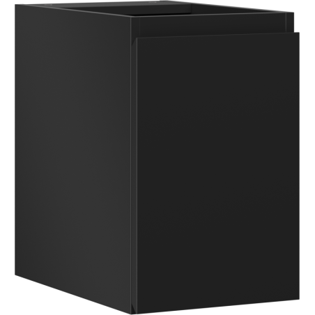 Mexen Orio Badezimmerschrank für Waschbecken 30 cm, 1 Tür, Schwarz Matt - 91A11-03047-1-BF71