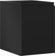 Mexen Orio Badezimmerschrank für Waschtisch 35 cm, 1 Tür, schwarz matt - 91A11-03547-1-BF71