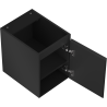 Mexen Orio Badezimmerschrank für Waschtisch 35 cm, 1 Tür, schwarz matt - 91A11-03547-1-BF71