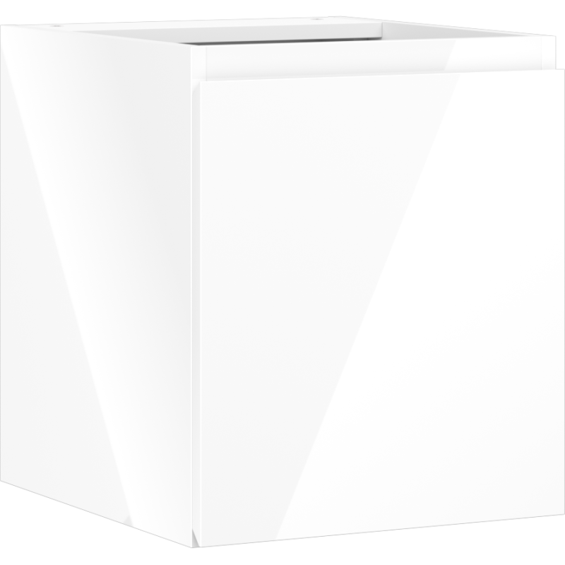 Mexen Orio Badezimmerschrank unter Waschbecken 40 cm, 1 Tür, weiß glänzend - 91A11-04047-1-BF00