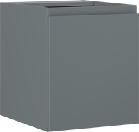 Mexen Orio Badezimmerschrank unter Waschbecken 40 cm, 1 Tür, Graphit matt - 91A11-04047-1-BF66