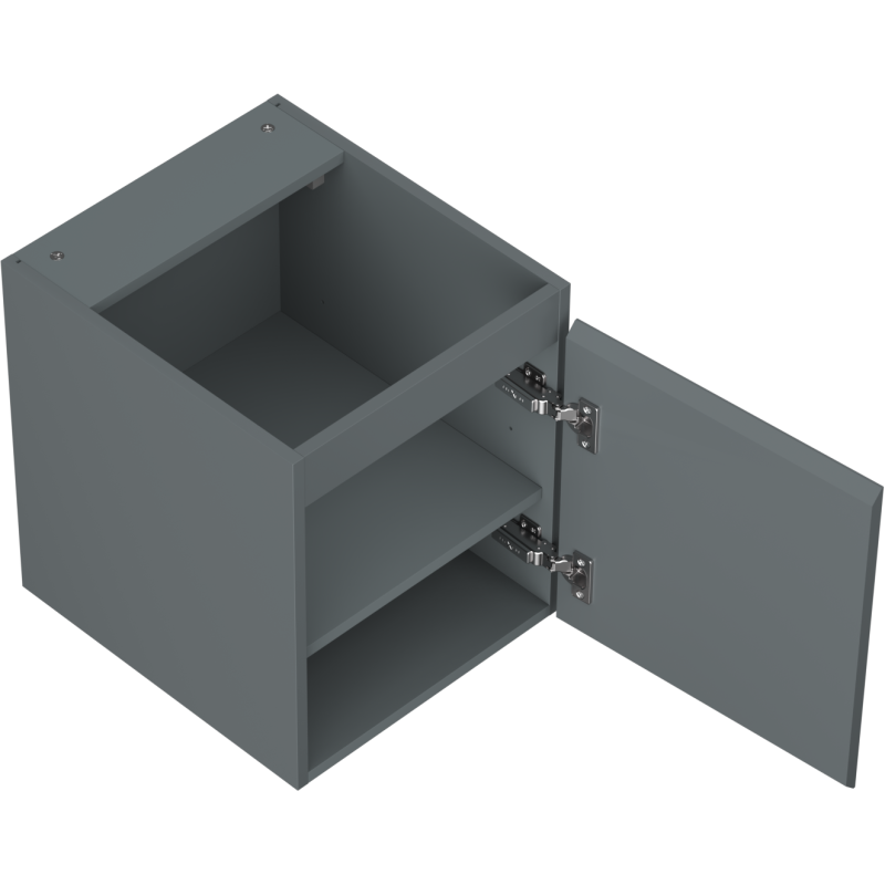 Mexen Orio Badezimmerschrank unter Waschbecken 40 cm, 1 Tür, Graphit matt - 91A11-04047-1-BF66