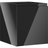 Mexen Orio Badezimmerunterschrank 40 cm, 1 Tür, Schwarz Hochglanz - 91A11-04047-1-BF70