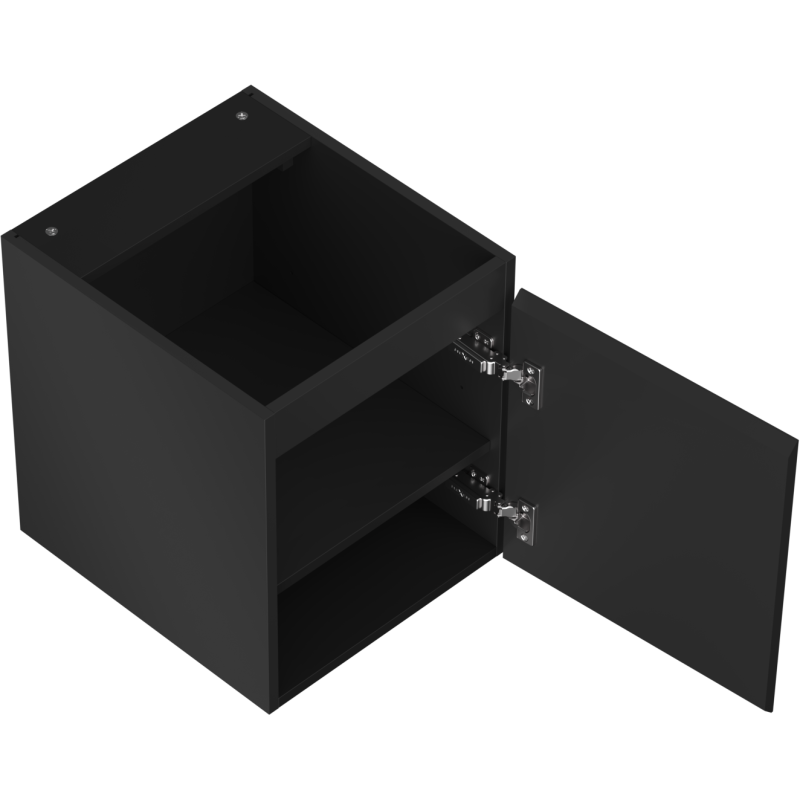Mexen Orio Badezimmerschrank unter dem Waschbecken 40 cm, 1 Tür, schwarz matt - 91A11-04047-1-BF71