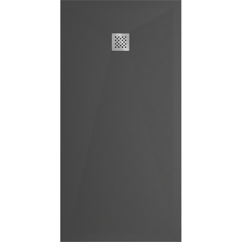 Mexen Stone+ rechteckige Verbund-Duschwanne 180 x 70 cm, Anthrazit - 44717018