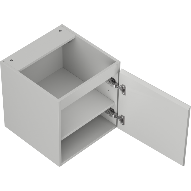 Mexen Orio Badezimmerschrank Unterwaschbecken 45 cm, 1 Tür, graues Matt - 91A11-04547-1-BF62