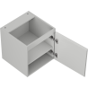 Mexen Orio Badezimmerschrank Unterwaschbecken 45 cm, 1 Tür, graues Matt - 91A11-04547-1-BF62