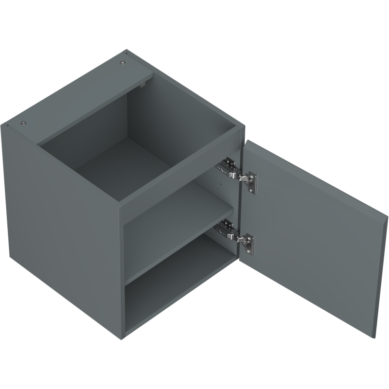 Mexen Orio Badezimmerschrank unter dem Waschbecken 45 cm, 1 Tür, mattes Graphit - 91A11-04547-1-BF66
