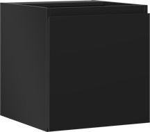 Mexen Orio Badezimmerschrank für Waschbecken 45 cm, 1 Tür, schwarz matt - 91A11-04547-1-BF71