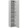Mexen Orio Badezimmerhochschrank 35 cm, 1 Tür, graues Matt - 91A11-03016-1-BF62