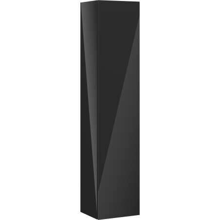 Mexen Orio Badezimmerhochschrank 35 cm, 1 Tür, schwarz glänzend - 91A11-03016-1-BF70