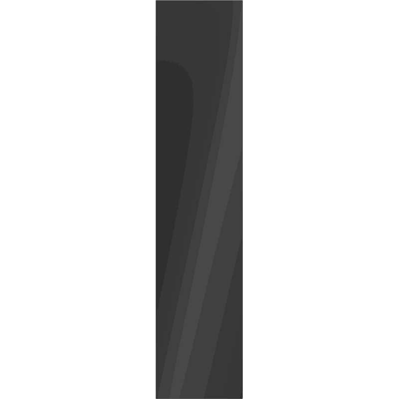 Mexen Orio Badschrank 35 cm, 1 Tür, schwarz matt - 91A11-03016-1-BF71