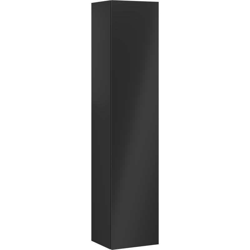 Mexen Orio Badschrank 35 cm, 1 Tür, schwarz matt - 91A11-03016-1-BF71