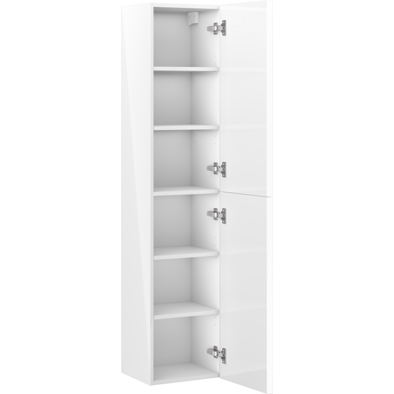 Mexen Orio Badschrank 35 cm, 2 Türen, weiß glänzend - 91A11-03016-2-BF00