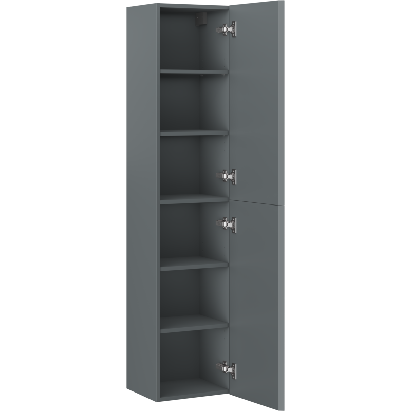 Mexen Orio Badhochschrank 35 cm, 2 Türen, Graphit Matt - 91A11-03016-2-BF66