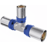 Mexen PEX-P reduzierendes T-Stück, PEX-Presseinlagenverbindung 20 x 16 x 16 - WW97131-201616-00