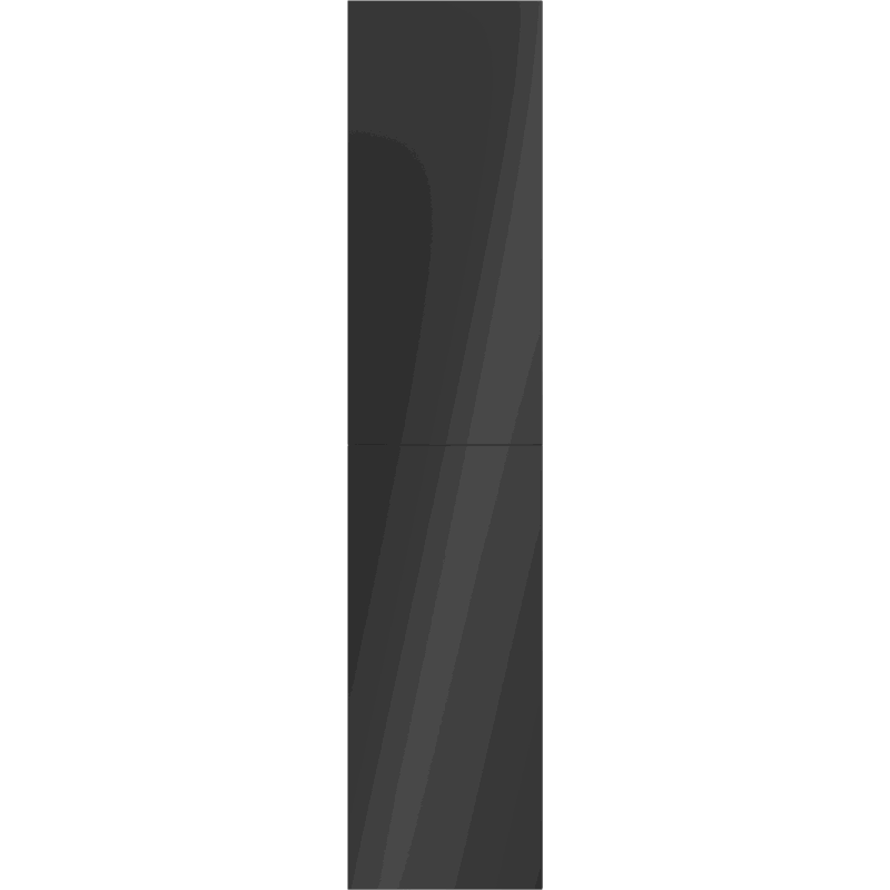 Mexen Orio Badschrank 35 cm, 2 Türen, Schwarz Matt - 91A11-03016-2-BF71