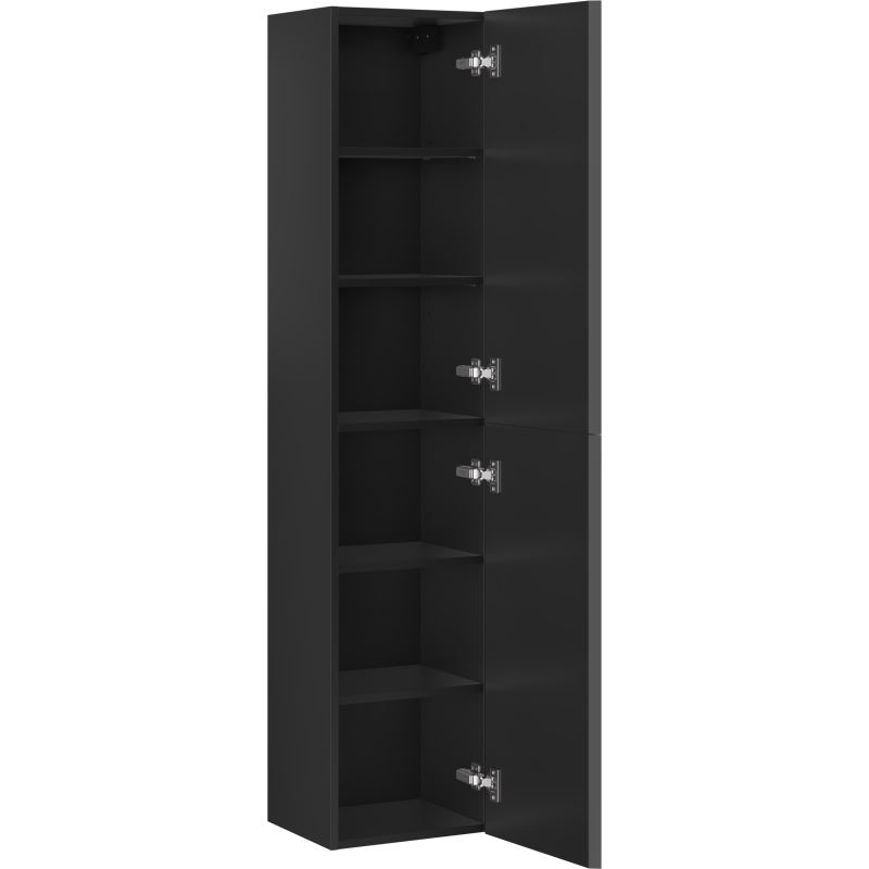 Mexen Orio Badschrank 35 cm, 2 Türen, Schwarz Matt - 91A11-03016-2-BF71