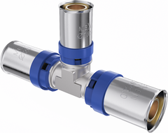 Mexen PEX-P reduzierendes Pressfitting-T-Stück, pressbar PEX 20 x 16 x 20 - W97131-201620-00