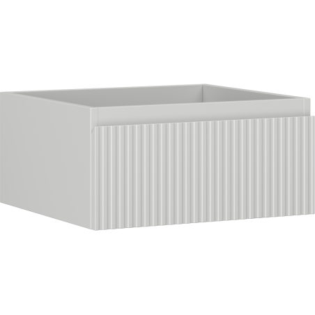 Mexen Rivel Badezimmerschrank unter dem Waschbecken 50 cm, 1 Schublade, gerillt, grau matt - 91A20-05023-1-BF62