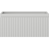 Mexen Rivel Badezimmerschrank unter dem Waschbecken 50 cm, 1 Schublade, gerillt, grau matt - 91A20-05023-1-BF62