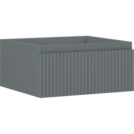 Mexen Rivel Badezimmer-Unterschrank 50 cm, 1 Schublade, geriffelt, grafit matt - 91A20-05023-1-BF66