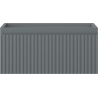 Mexen Rivel Badezimmer-Unterschrank 50 cm, 1 Schublade, geriffelt, grafit matt - 91A20-05023-1-BF66