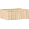 Mexen Rivel Badezimmerschrank unter Waschbecken 60 cm, 1 Schublade, geriffelt, Eiche - 91A20-06023-1-BF81