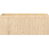 Mexen Rivel Badezimmerschrank unter Waschbecken 60 cm, 1 Schublade, geriffelt, Eiche - 91A20-06023-1-BF81