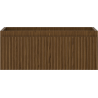 Mexen Rivel Badezimmerschrank für Waschbecken 60 cm, 1 Schublade, geriffelt, Nussbaum - 91A20-06023-1-BF86