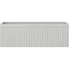 Mexen Rivel Badezimmerschrank unter Waschbecken 70 cm, 1 Schublade, gerillt, grau matt - 91A20-07023-1-BF62