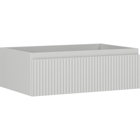 Mexen Rivel Badezimmerschrank unter Waschbecken 70 cm, 1 Schublade, gerillt, grau matt - 91A20-07023-1-BF62