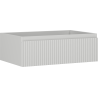 Mexen Rivel Badezimmerschrank unter Waschbecken 70 cm, 1 Schublade, gerillt, grau matt - 91A20-07023-1-BF62
