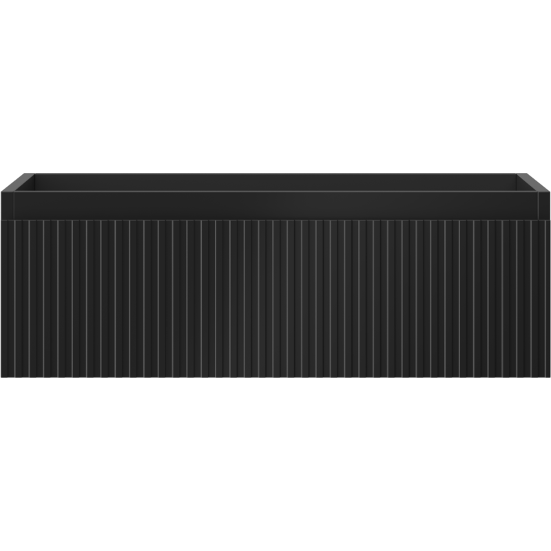 Mexen Rivel Badezimmer-Unterschrank 70 cm, 1 Schublade, geriffelt, Graphit matt - 91A20-07023-1-BF71