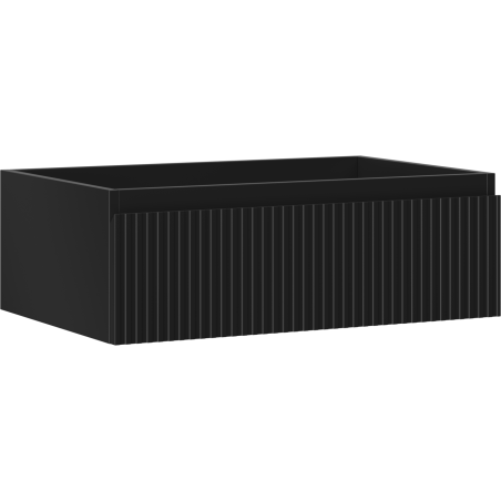 Mexen Rivel Badezimmer-Unterschrank 70 cm, 1 Schublade, geriffelt, Graphit matt - 91A20-07023-1-BF71