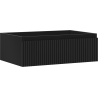Mexen Rivel Badezimmer-Unterschrank 70 cm, 1 Schublade, geriffelt, Graphit matt - 91A20-07023-1-BF71