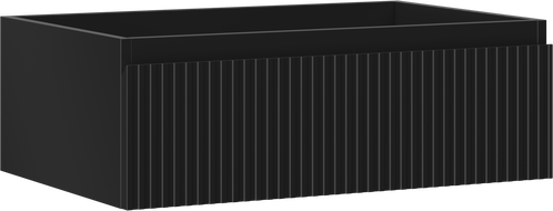Mexen Rivel Badezimmer-Unterschrank 70 cm, 1 Schublade, geriffelt, Graphit matt - 91A20-07023-1-BF71