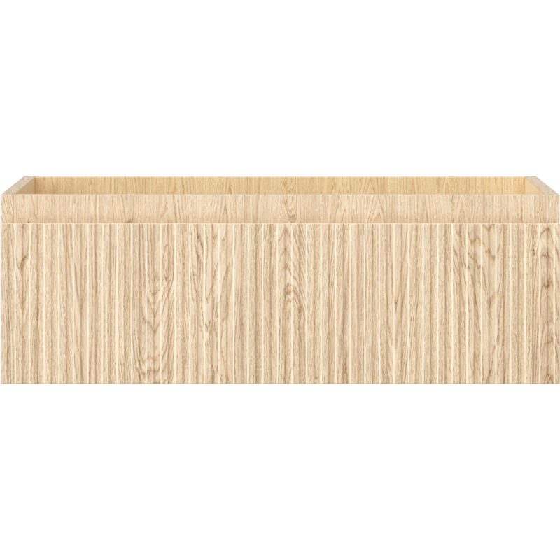 Mexen Rivel Badezimmerschrank für Waschtisch 70 cm, 1 Schublade, gerillt, Eiche - 91A20-07023-1-BF81