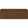 Mexen Rivel Badezimmerschrank für Waschtisch 70 cm, 1 Schublade, gerillt, Nussbaum - 91A20-07023-1-BF86